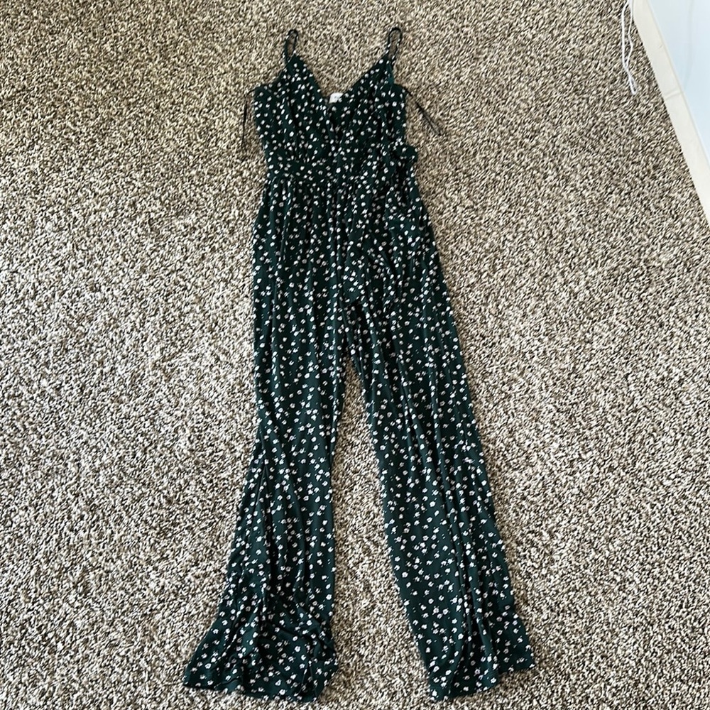 Kaileigh Green Floria Jumpsuit
